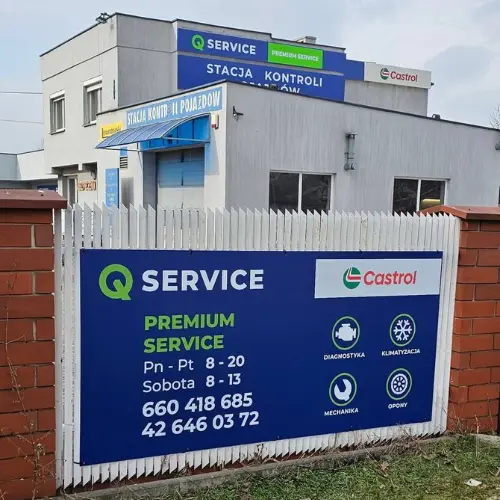 Budynek warsztatu Premium Service w Łodzi